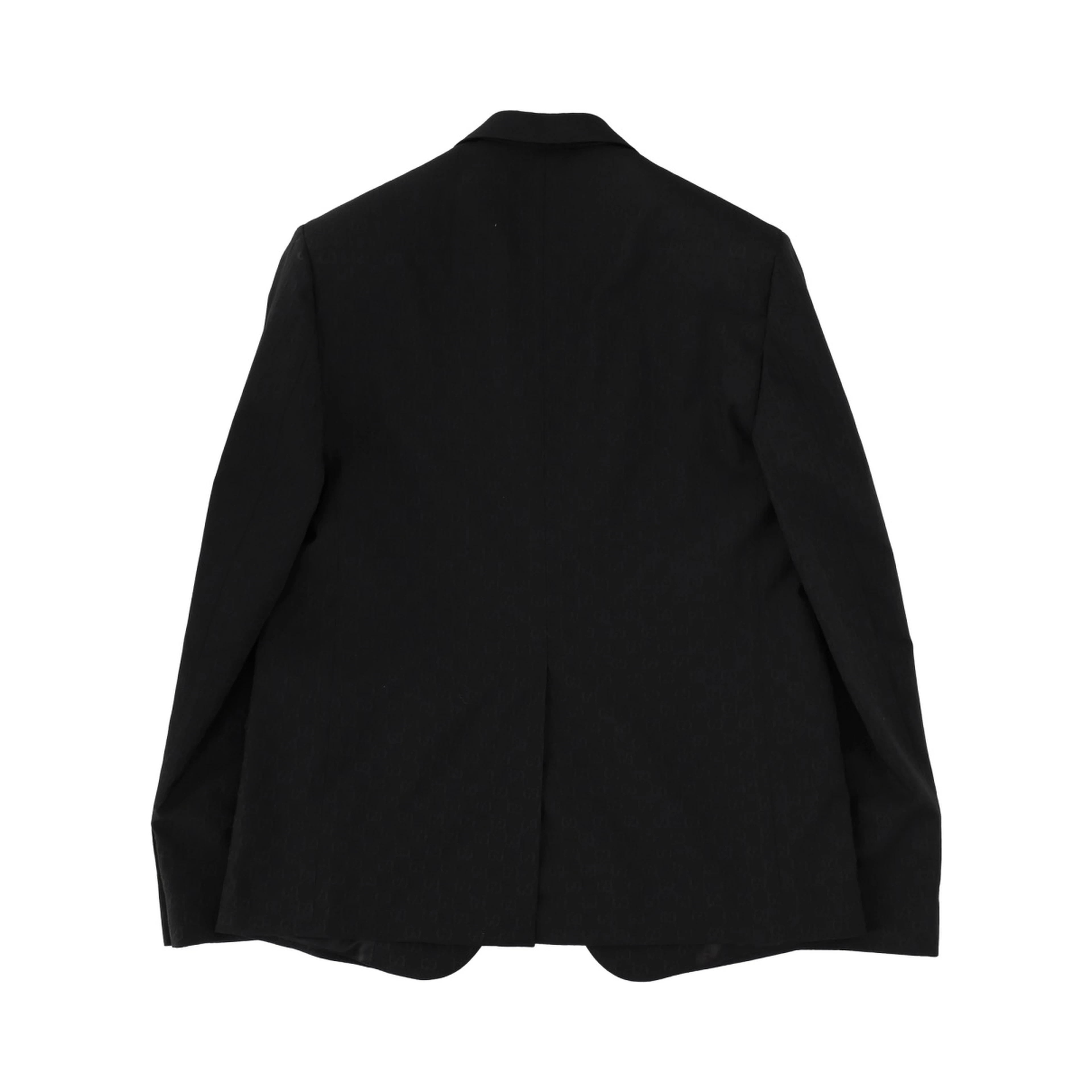 SINGLE-BREASTED JACKET WITH "GG" WEAVE