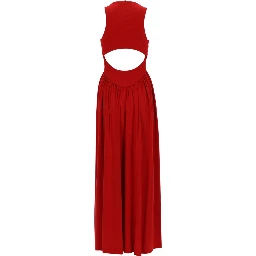 CREPE JERSEY LONG DRESS