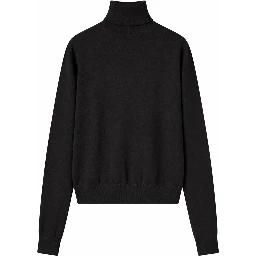 WOOL TURTLENECK WITH EMBROIDERY