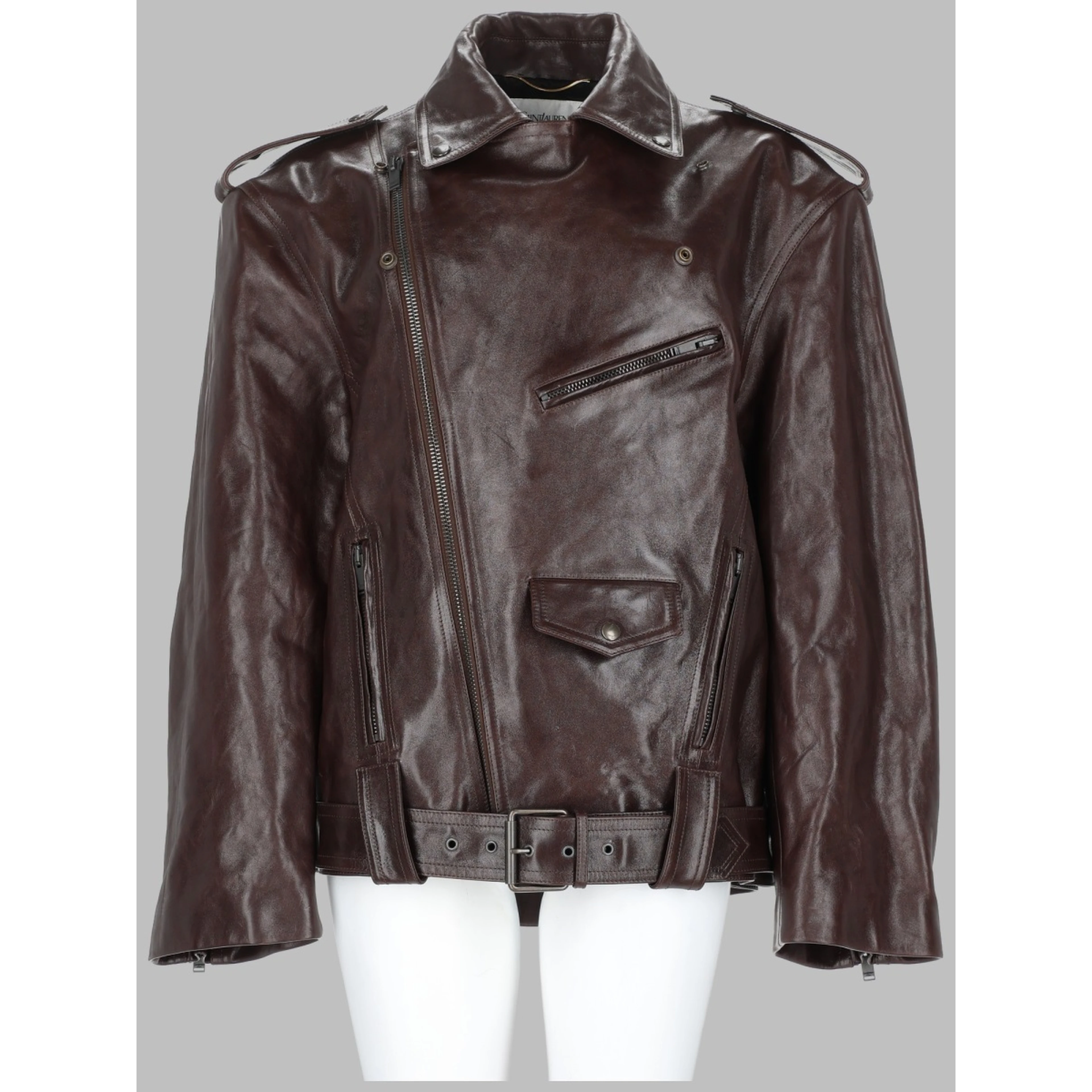 GIACCA BIKER IN PELLE LISCIA