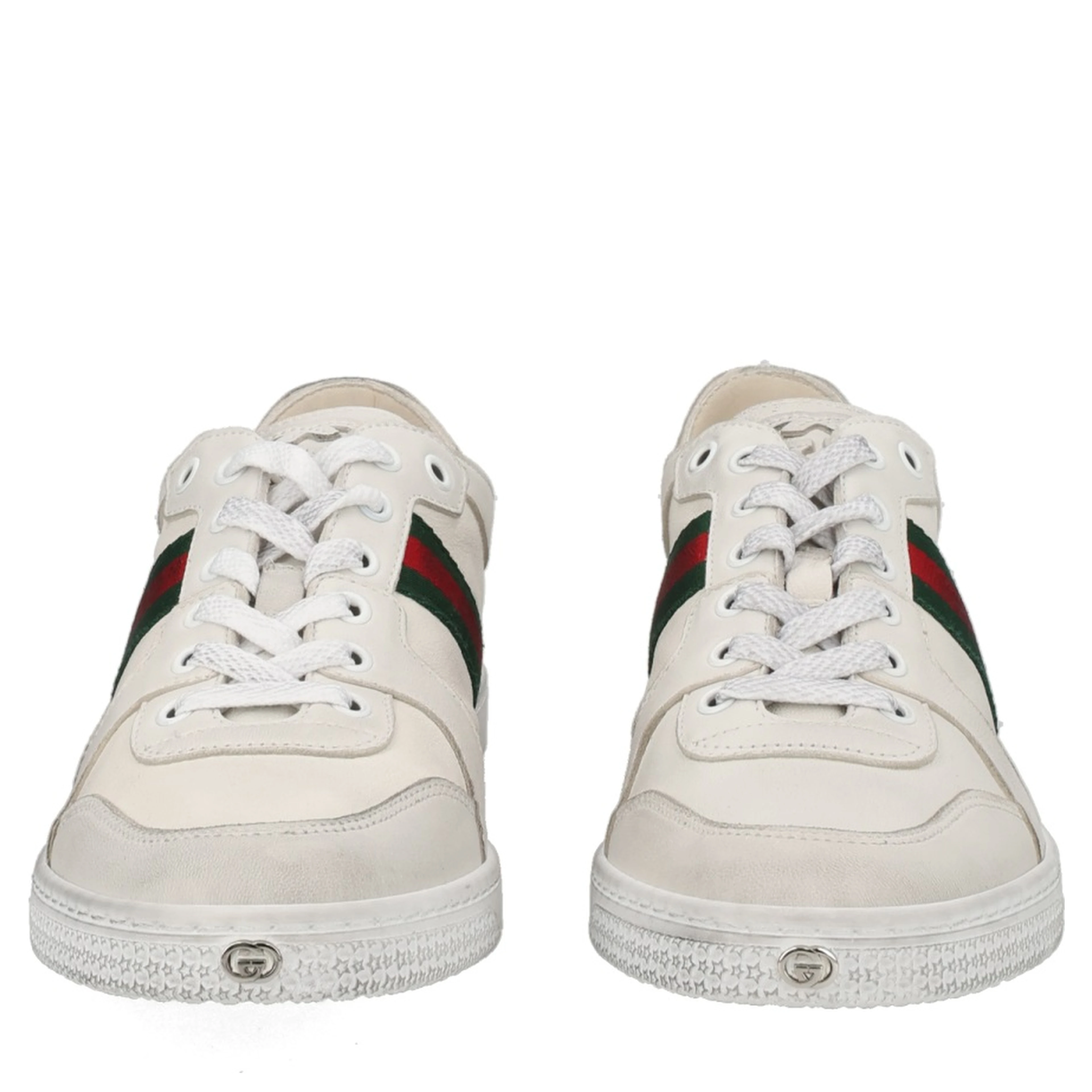 "STRETCH" LEATHER EFFECT SNEAKER