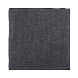 BANDANA IN SETA E LANA CON MOTIVO "FF"