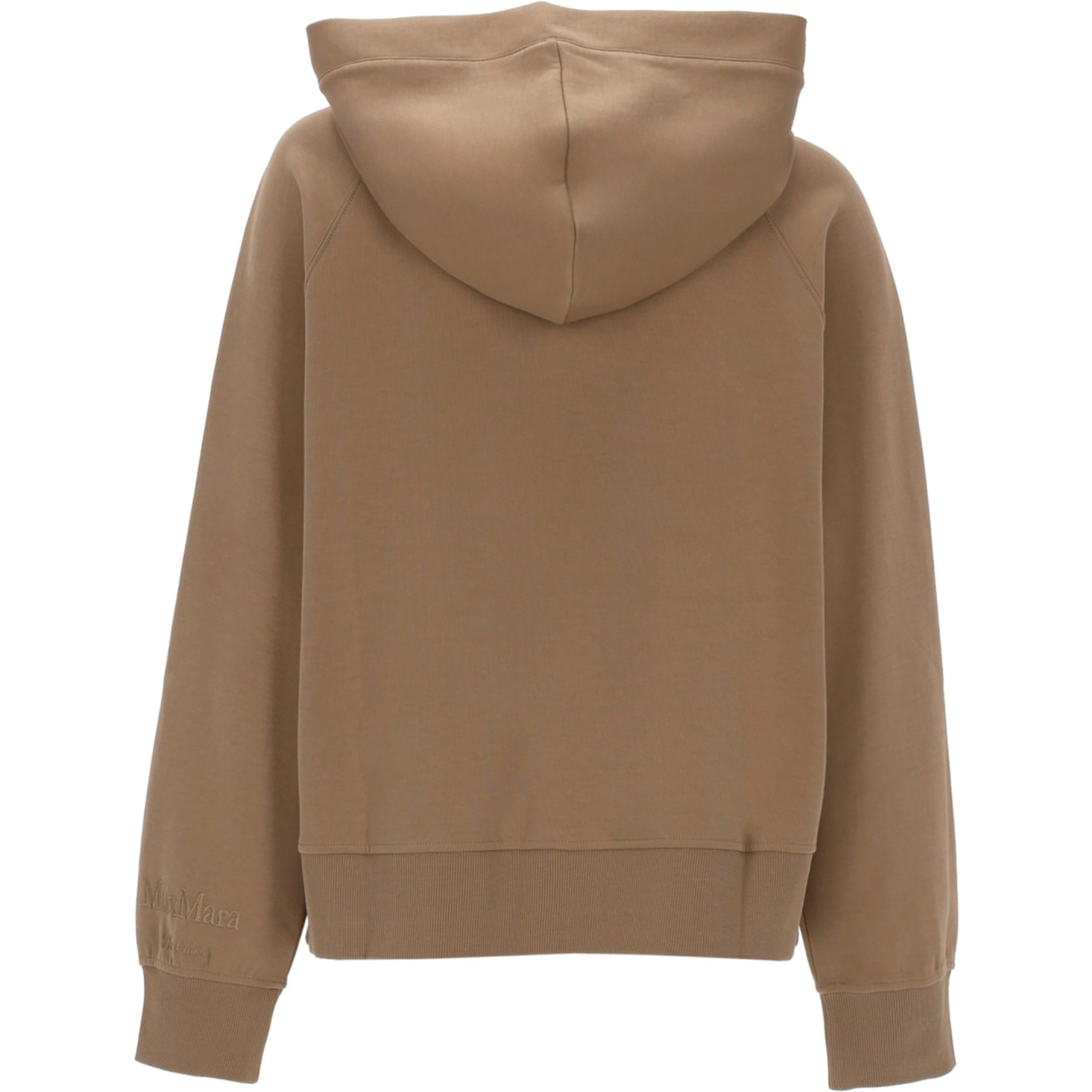 FELPA "ALMA" CON ZIP E CAPPUCCIO