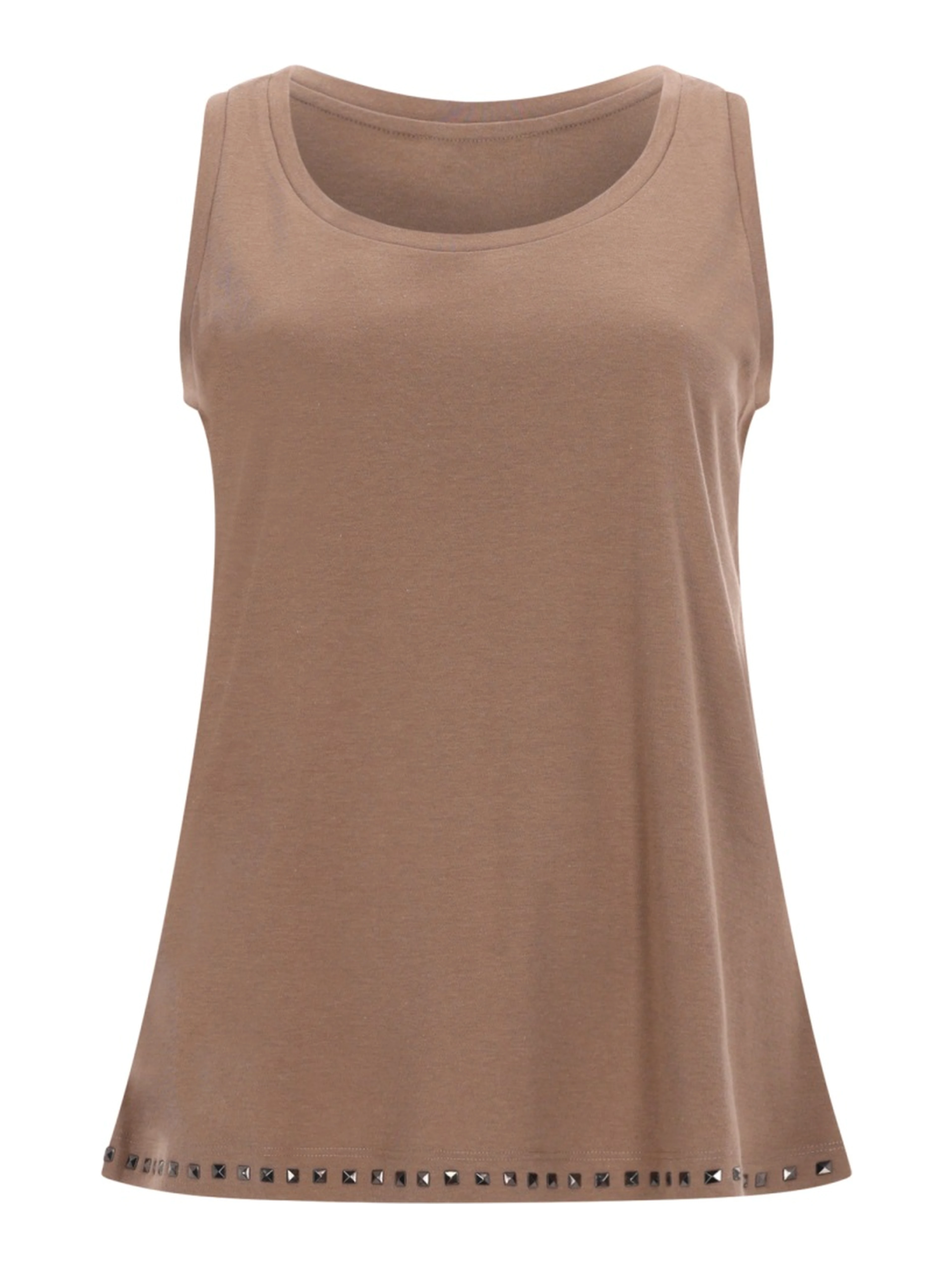 SLEEVELESS COTTON TOP
