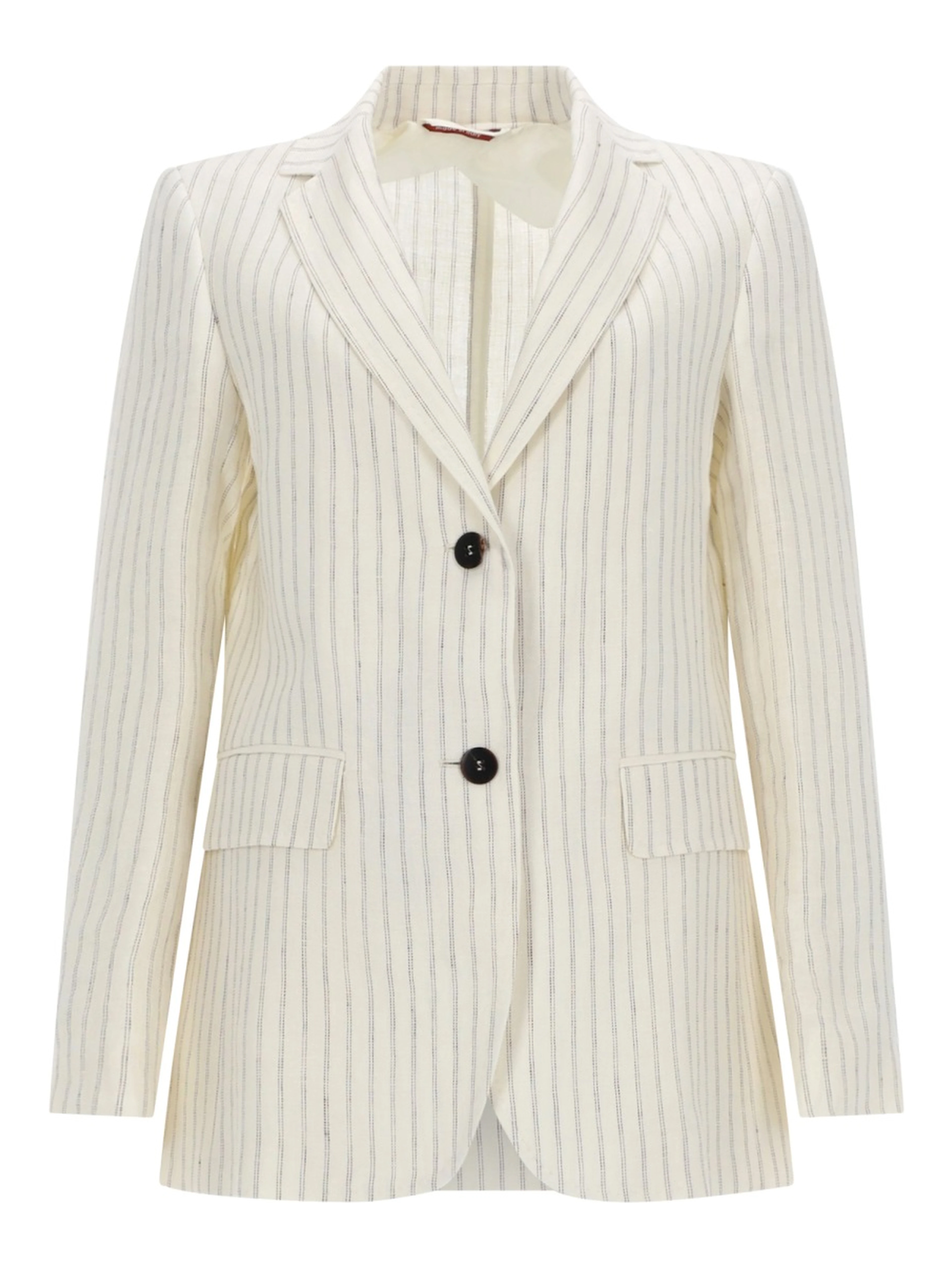 LINEN PINSTRIPE BLAZER