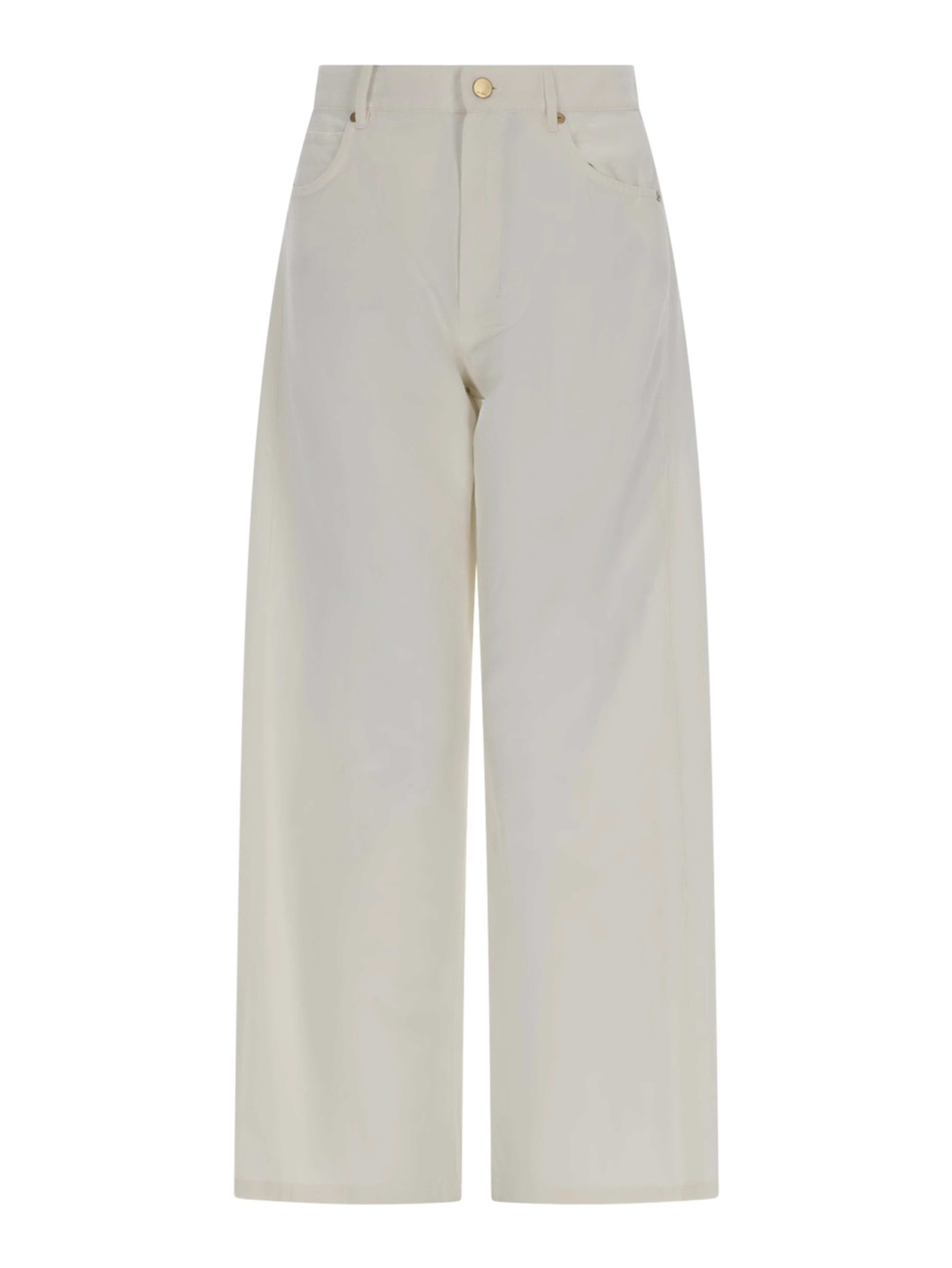 PANTALONE CINQUE TASCHE IN COTONE E LINO