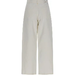 PANTALONE CINQUE TASCHE IN COTONE E LINO