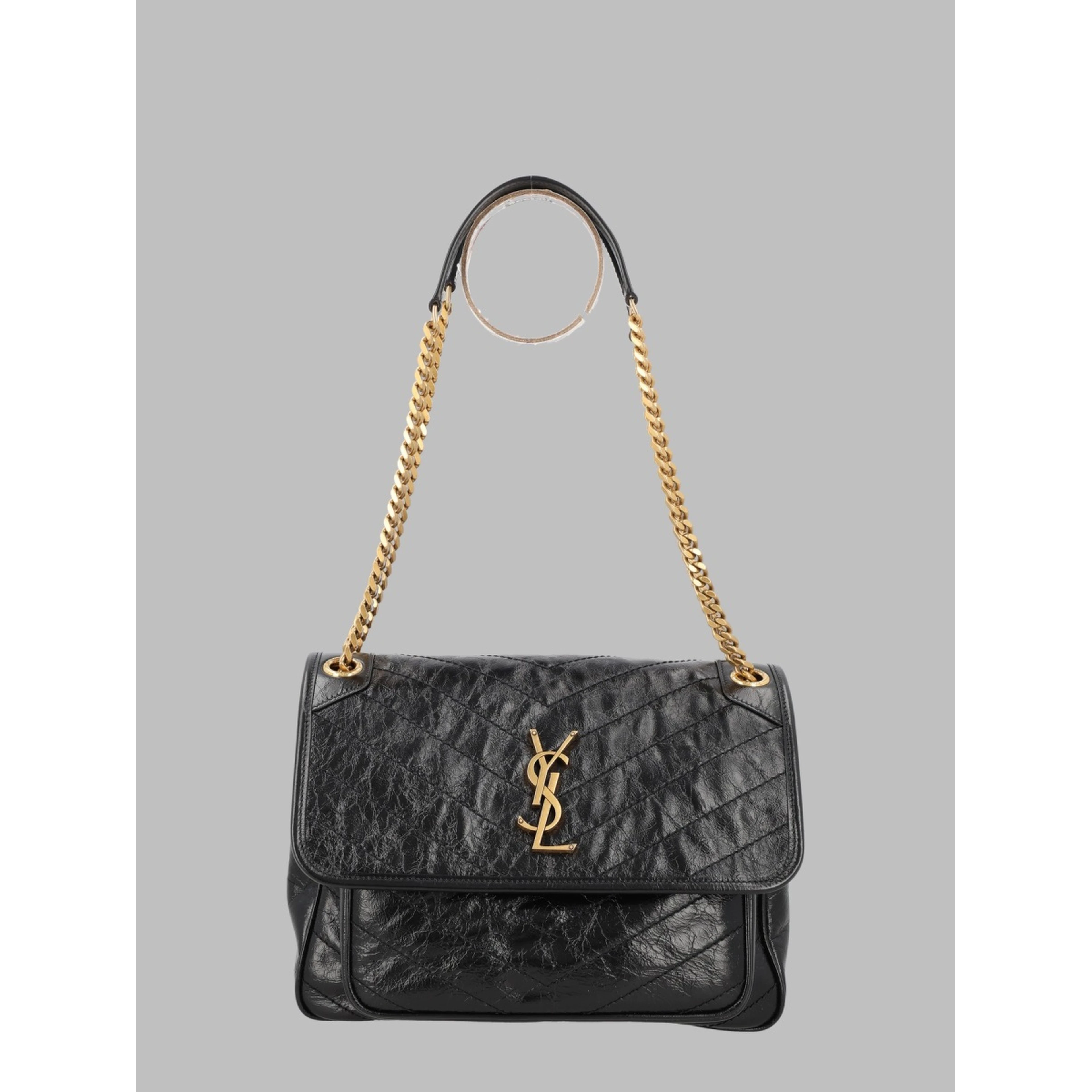 BORSA "NIKI" MEDIUM IN PELLE VINTAGE