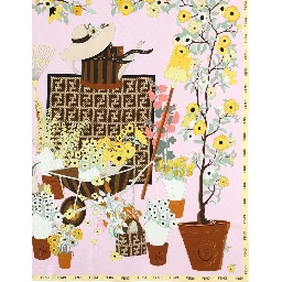FOULARD "FENDI GARDENING"