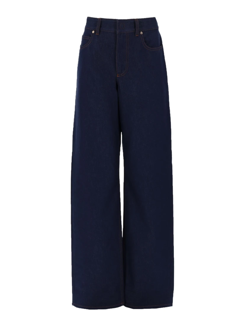 JEANS LUNGHI IN DENIM