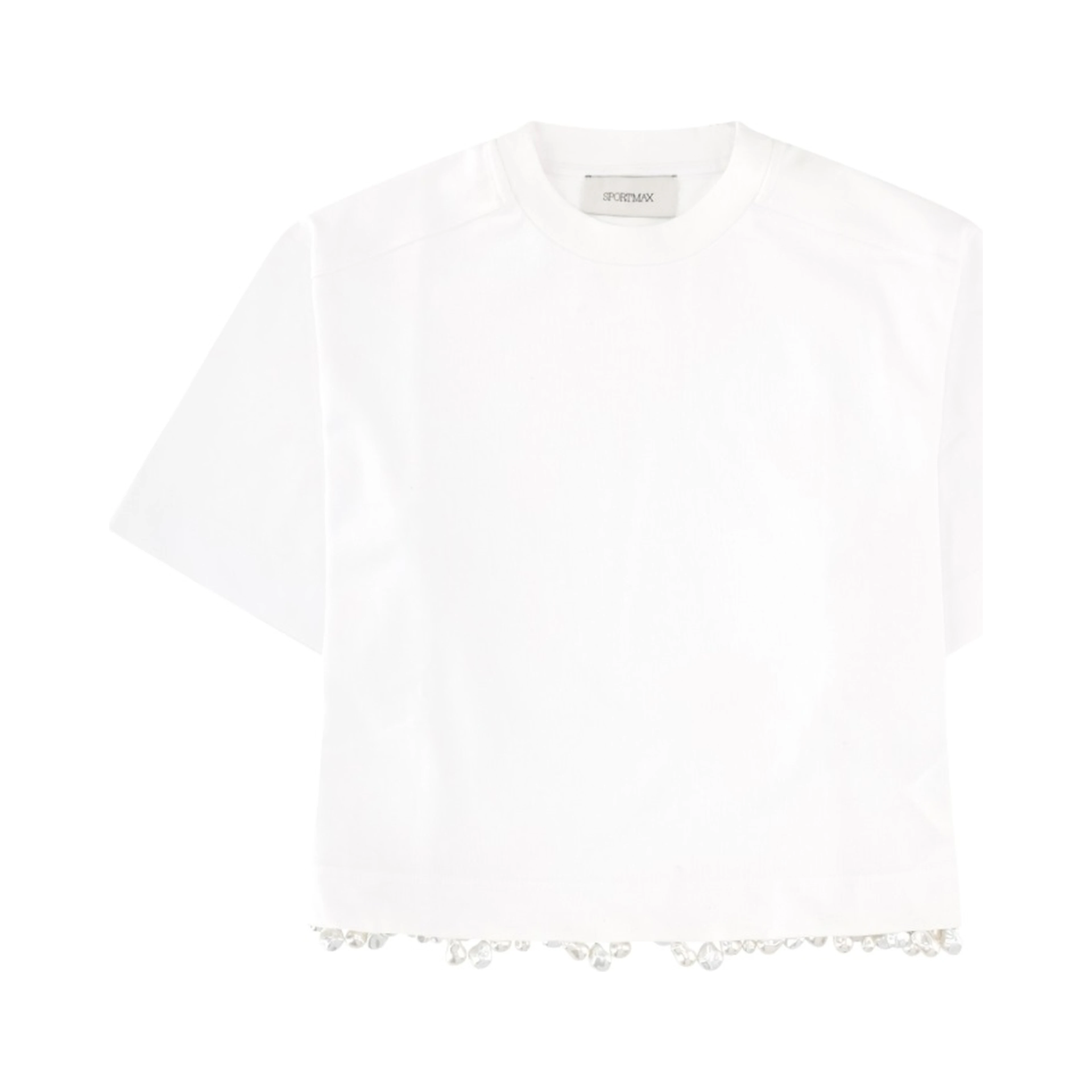 T-SHIRT "PALMAS" CON PERLE RICAMATE
