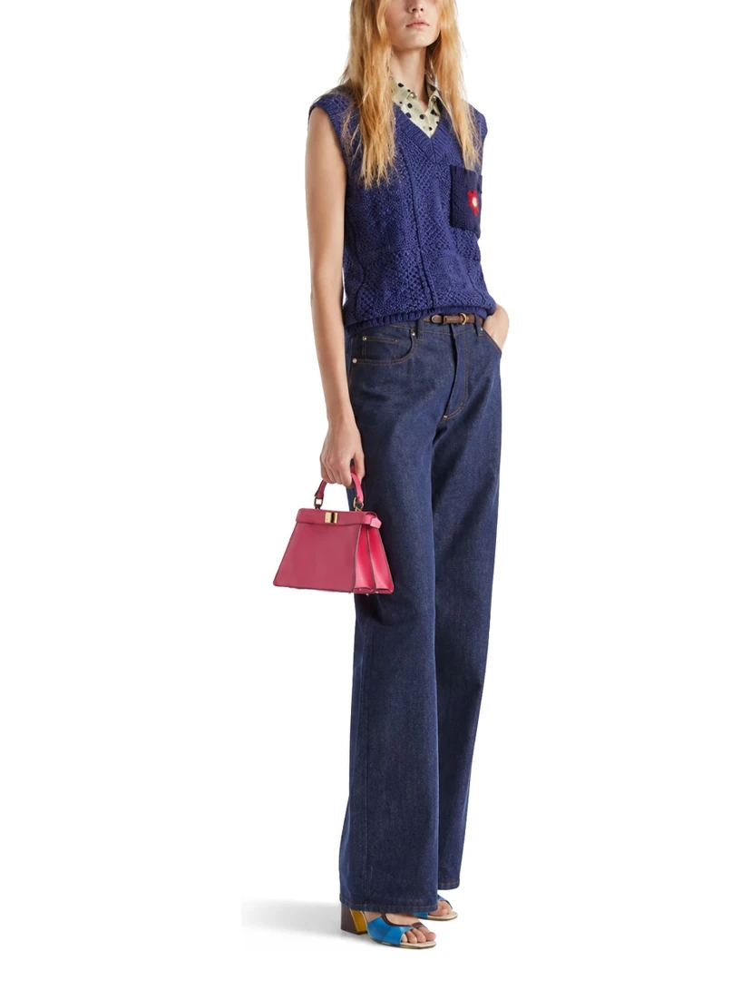 JEANS LUNGHI IN DENIM