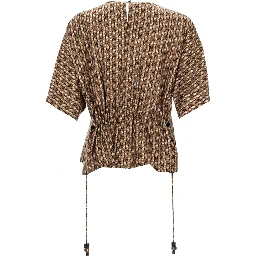 PRINTED SILK BLOUSE