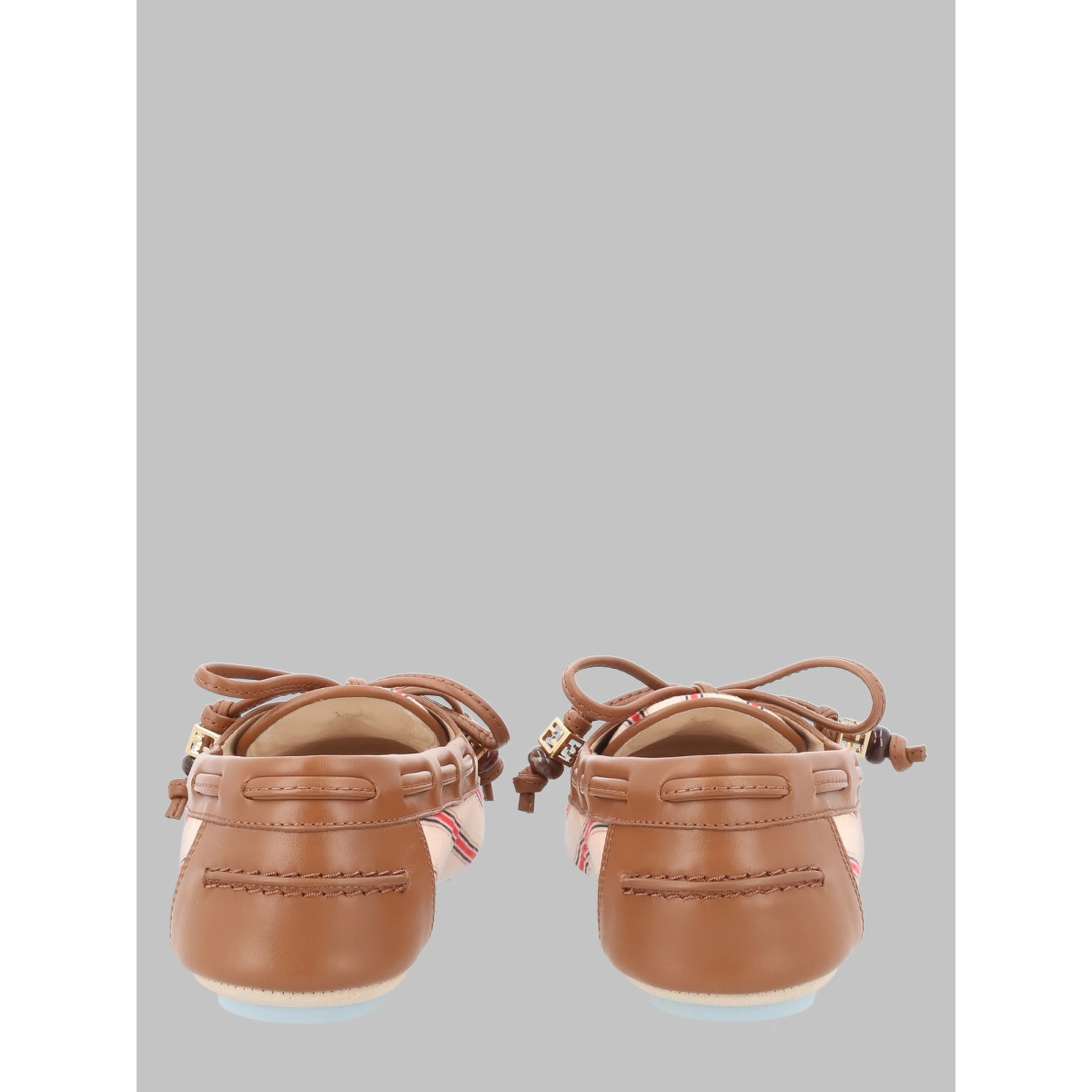 MOCASSINO IN CANVAS FF E PELLE