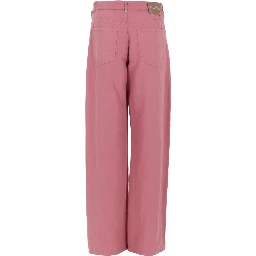 PANTALONE CINQUE TASCHE IN COTONE E LINO