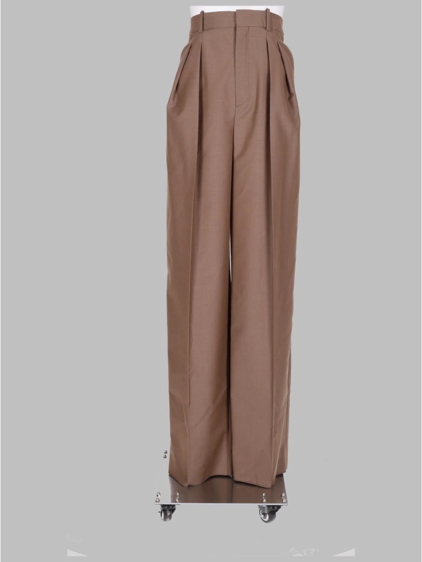 PANTALONE SARTORIALE IN LANA E SETA