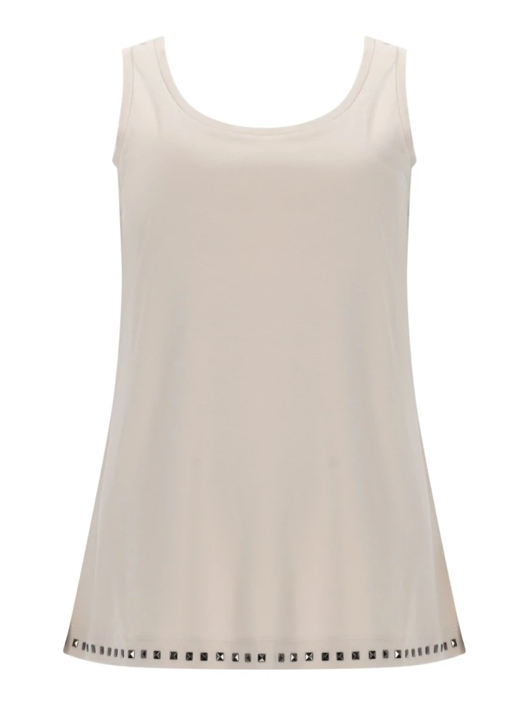 SLEEVELESS COTTON TOP