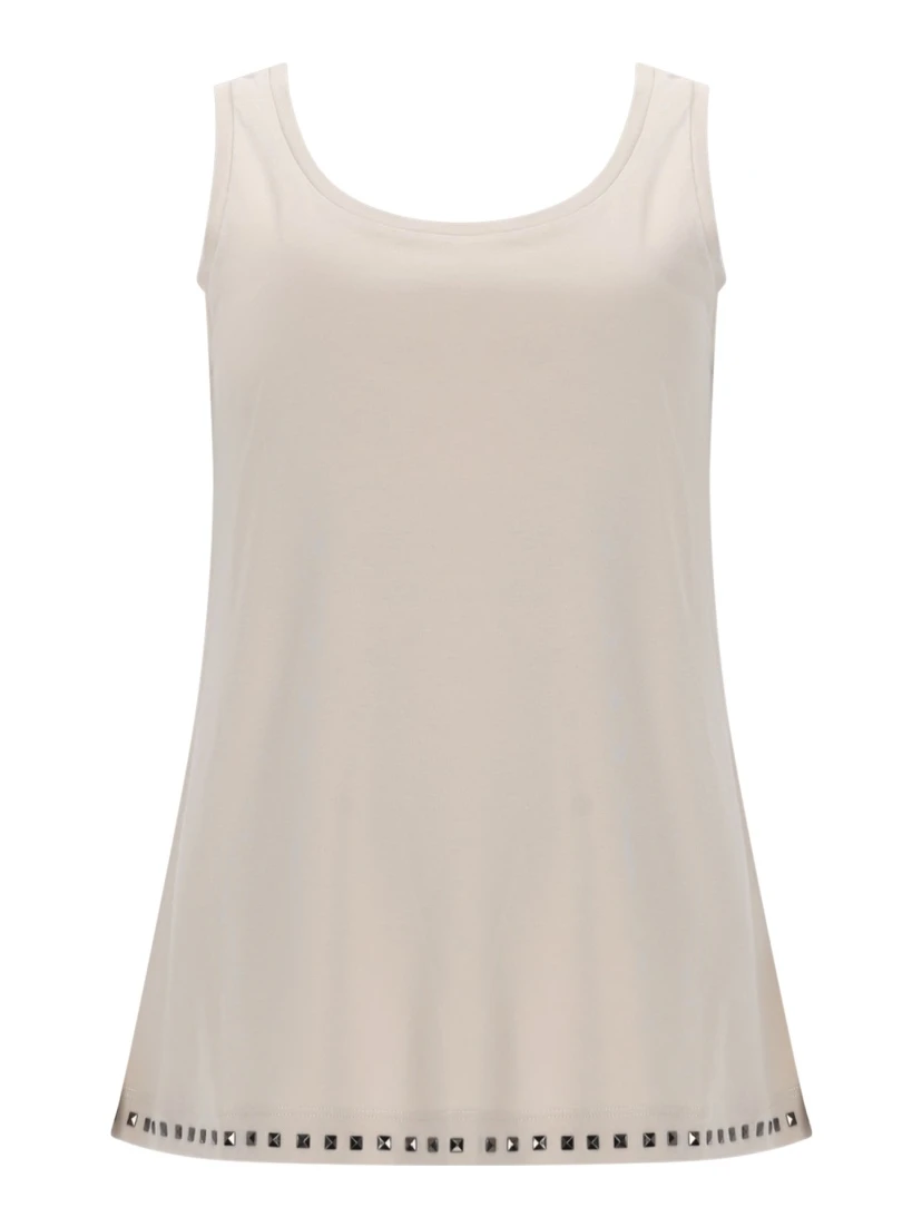 SLEEVELESS COTTON TOP