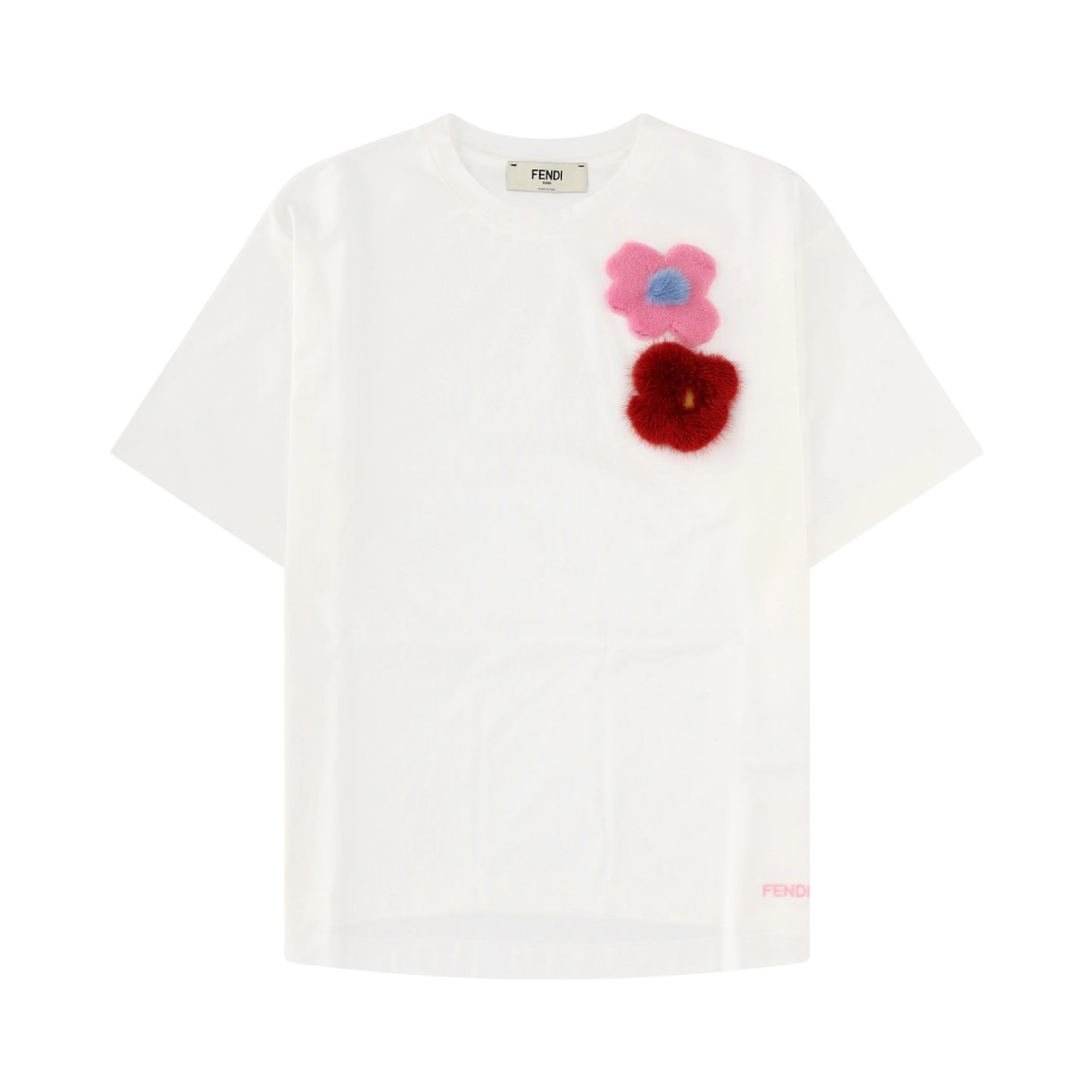 T-SHIRT CON SPILLE "SUNNY SIDE FLOWERS"