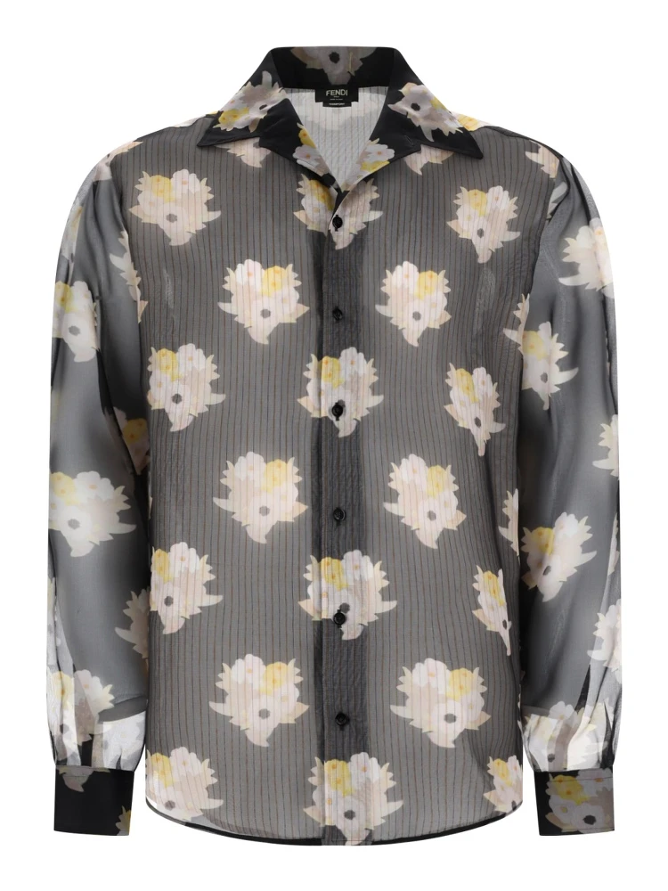 CAMICIA OVERSIZE IN SETA E COTONE