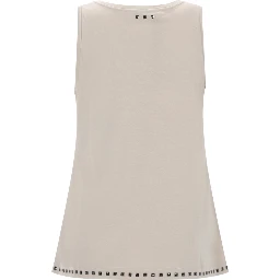 SLEEVELESS COTTON TOP
