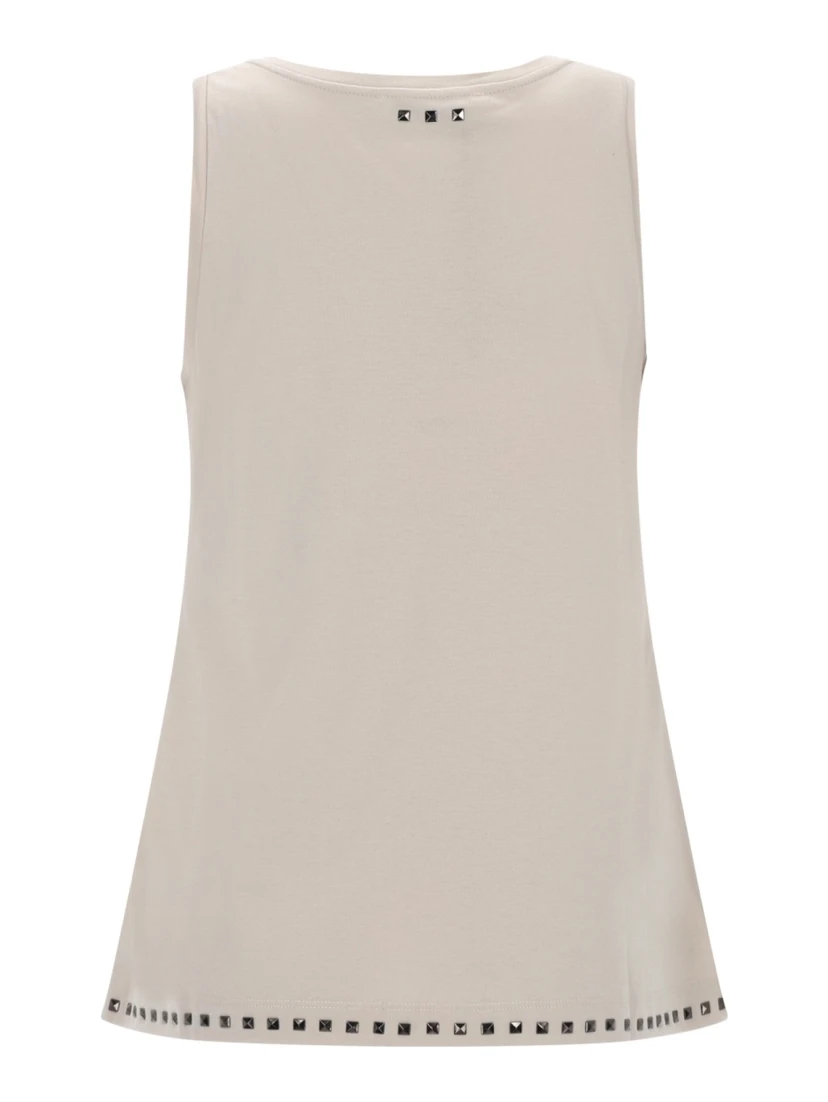SLEEVELESS COTTON TOP