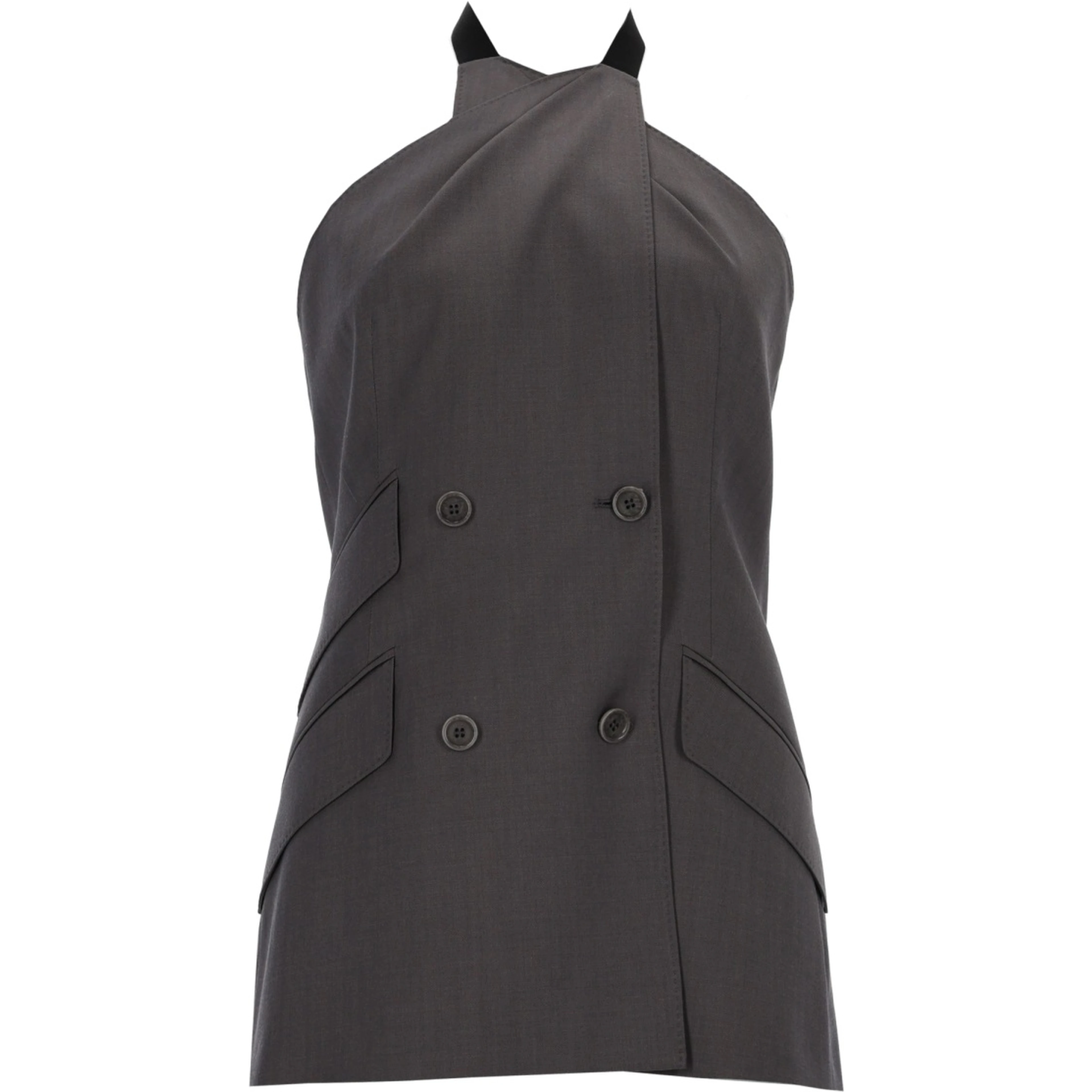 SLEEVELESS WOOL TOP