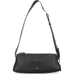 BORSA SMALL IN PELLE CON LOGO