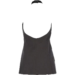 SLEEVELESS WOOL TOP