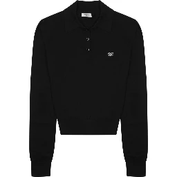 POLO IN MAGLIA CON LOGO