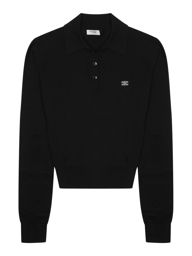 POLO IN MAGLIA CON LOGO