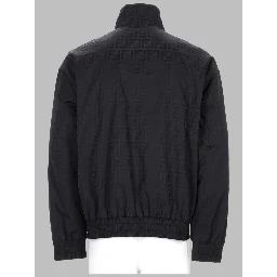 GIACCA BOMBER CON TRAMA "FF"