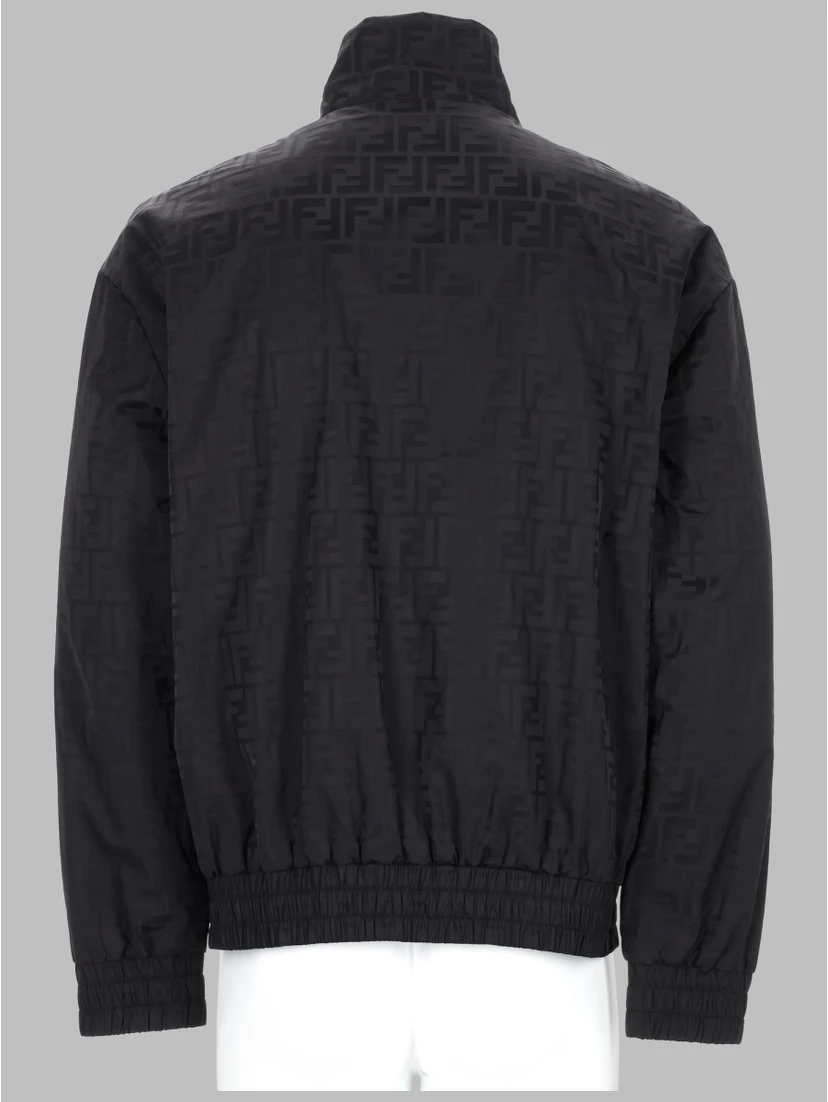 GIACCA BOMBER CON TRAMA "FF"