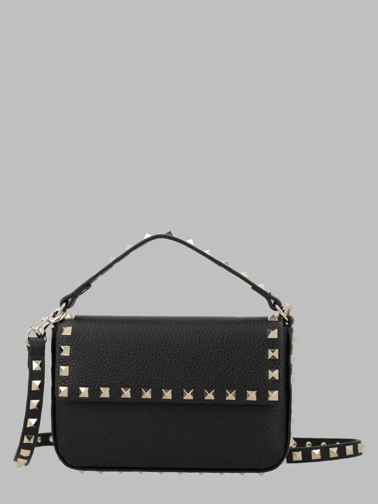 POUCH ROCKSTUD IN VITELLO GRANATO