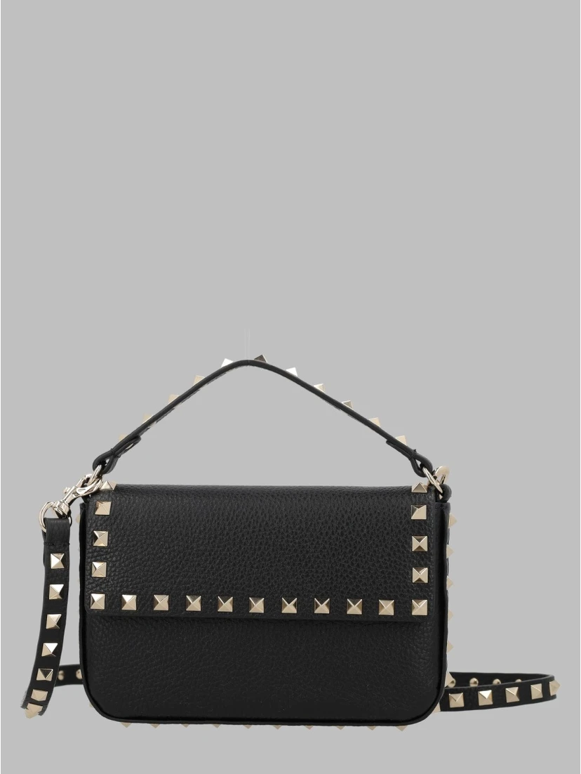 POUCH ROCKSTUD IN VITELLO GRANATO