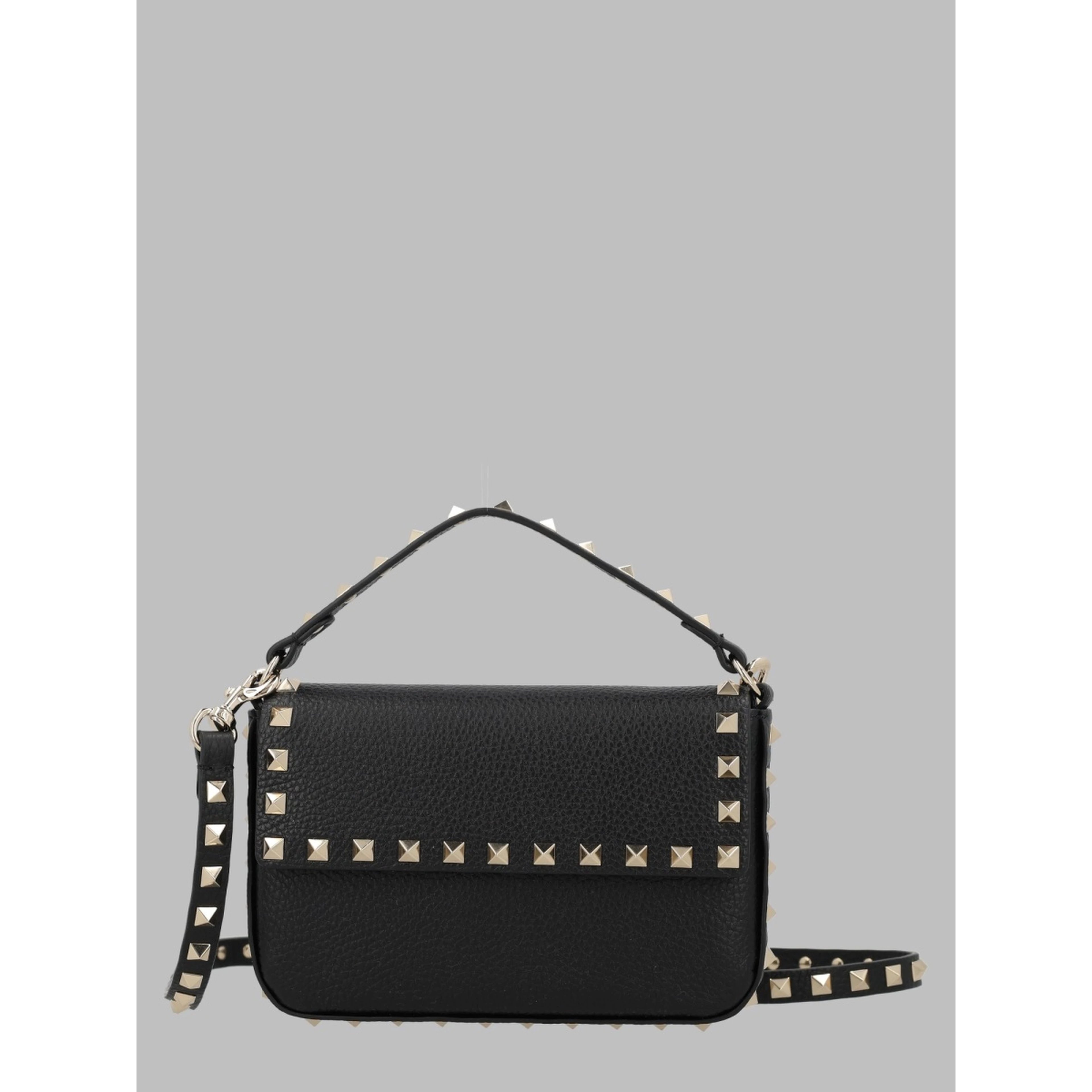 POUCH ROCKSTUD IN VITELLO GRANATO
