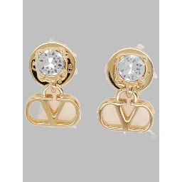 ORECCHINI "VLOGO SIGNATURE" CON STRASS