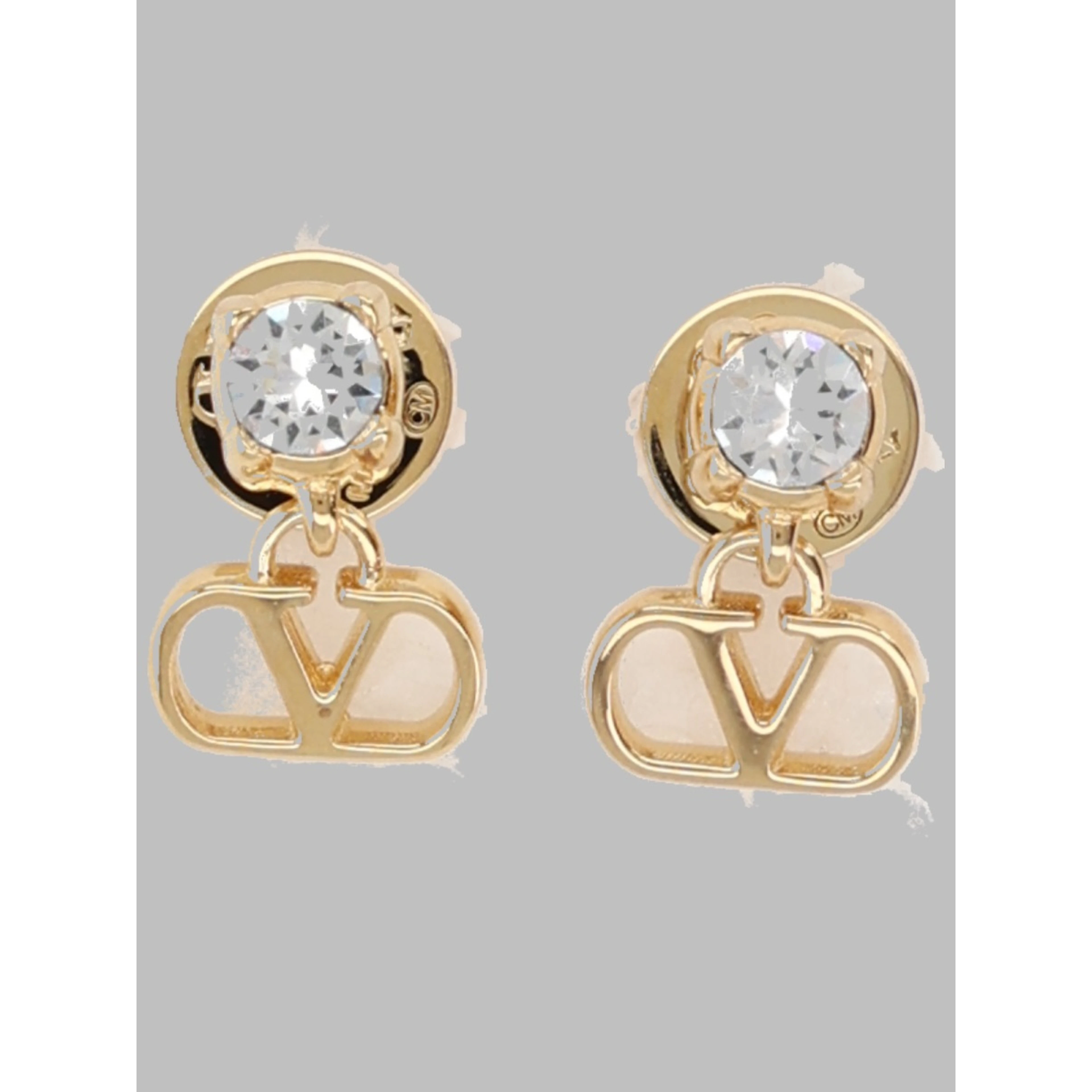 ORECCHINI "VLOGO SIGNATURE" CON STRASS