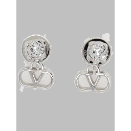 ORECCHINI "VLOGO SIGNATURE" CON STRASS