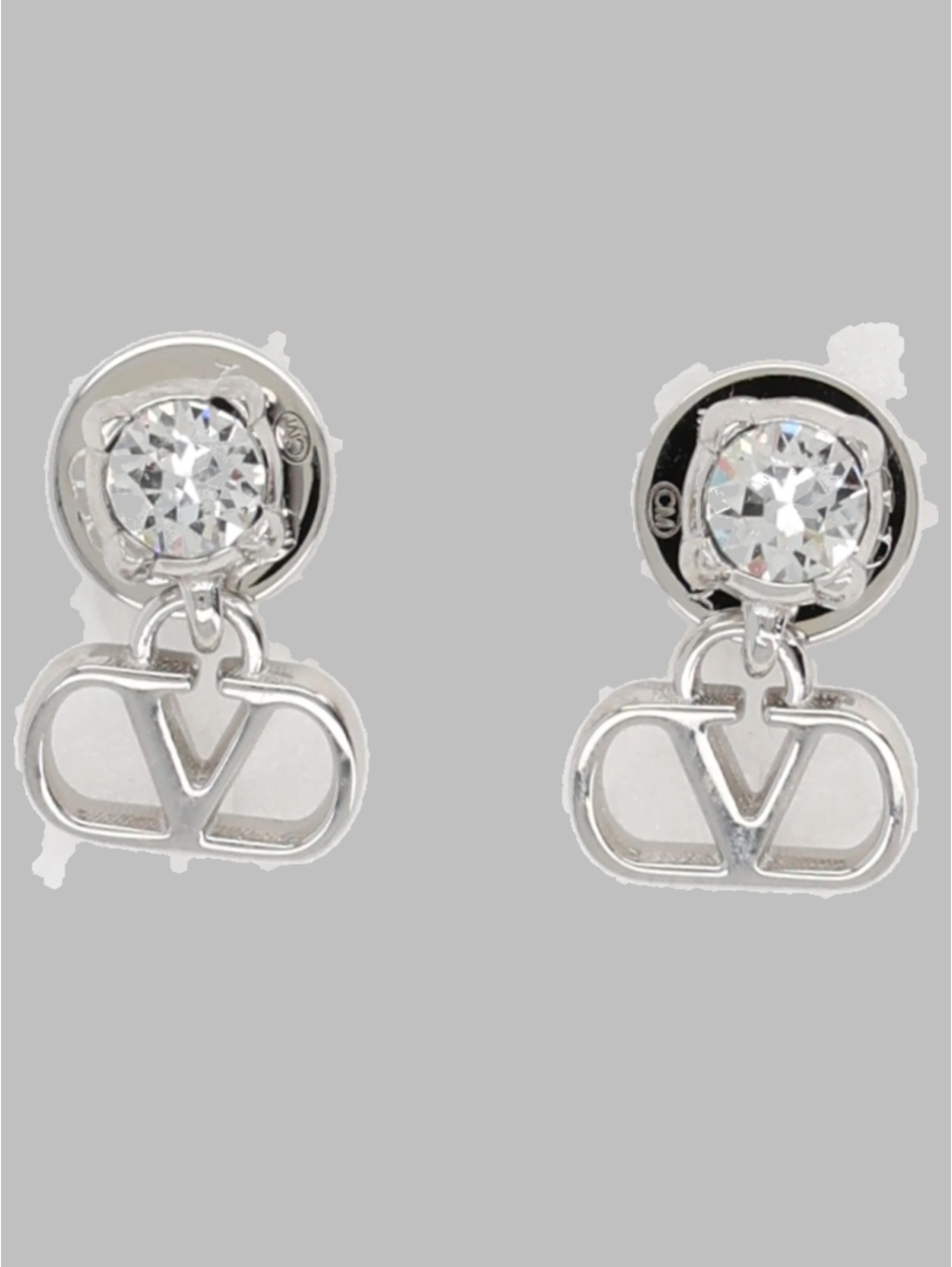 ORECCHINI "VLOGO SIGNATURE" CON STRASS
