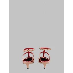 DÉCOLLETÉ "ROCKSTUD" IN CAPRETTO