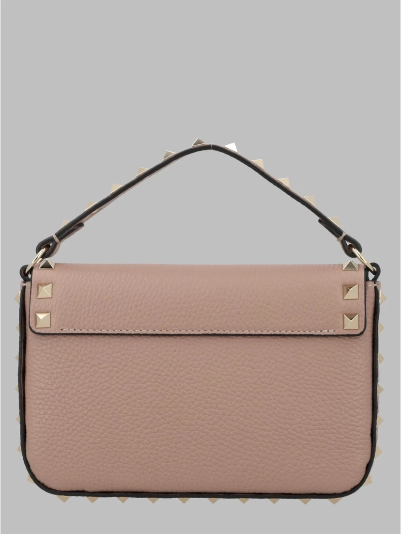 POUCH ROCKSTUD IN VITELLO GRANATO