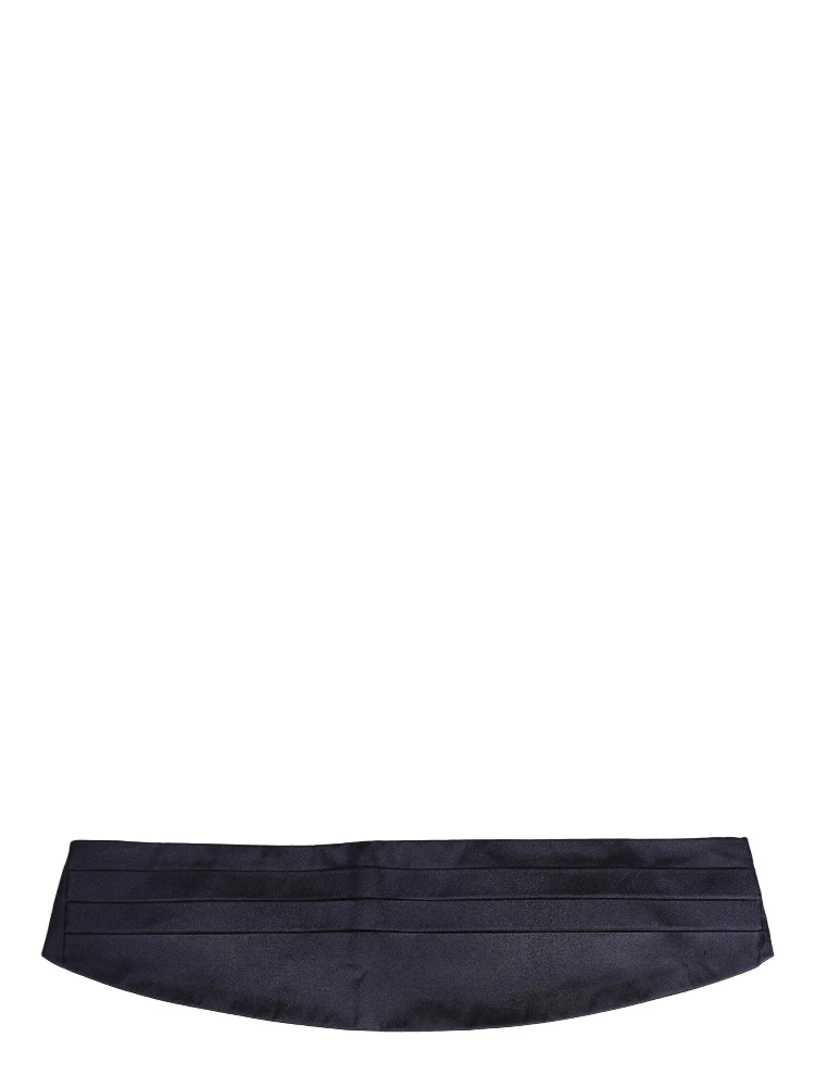 Dark Blue 100% Silk Belt Waist Cummerbund