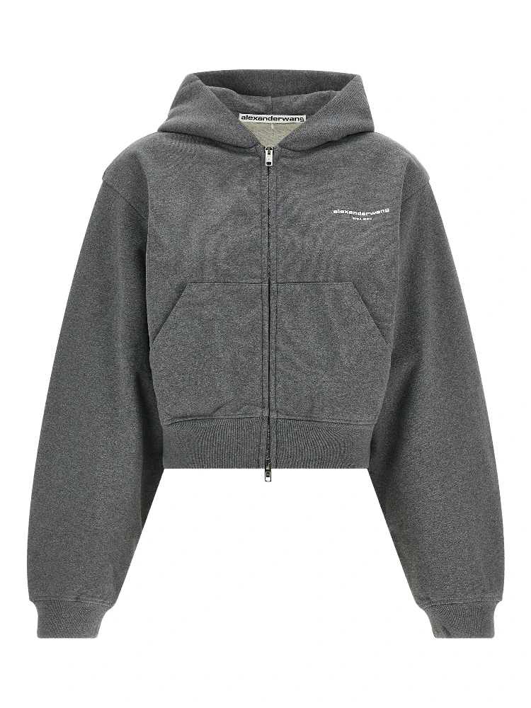 Gray Cotton Sweatshirt