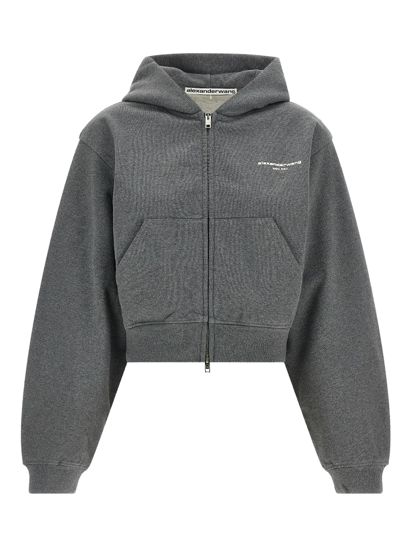 Gray Cotton Sweatshirt