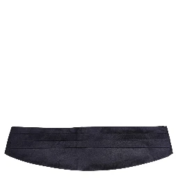 Dark Blue 100% Silk Belt Waist Cummerbund