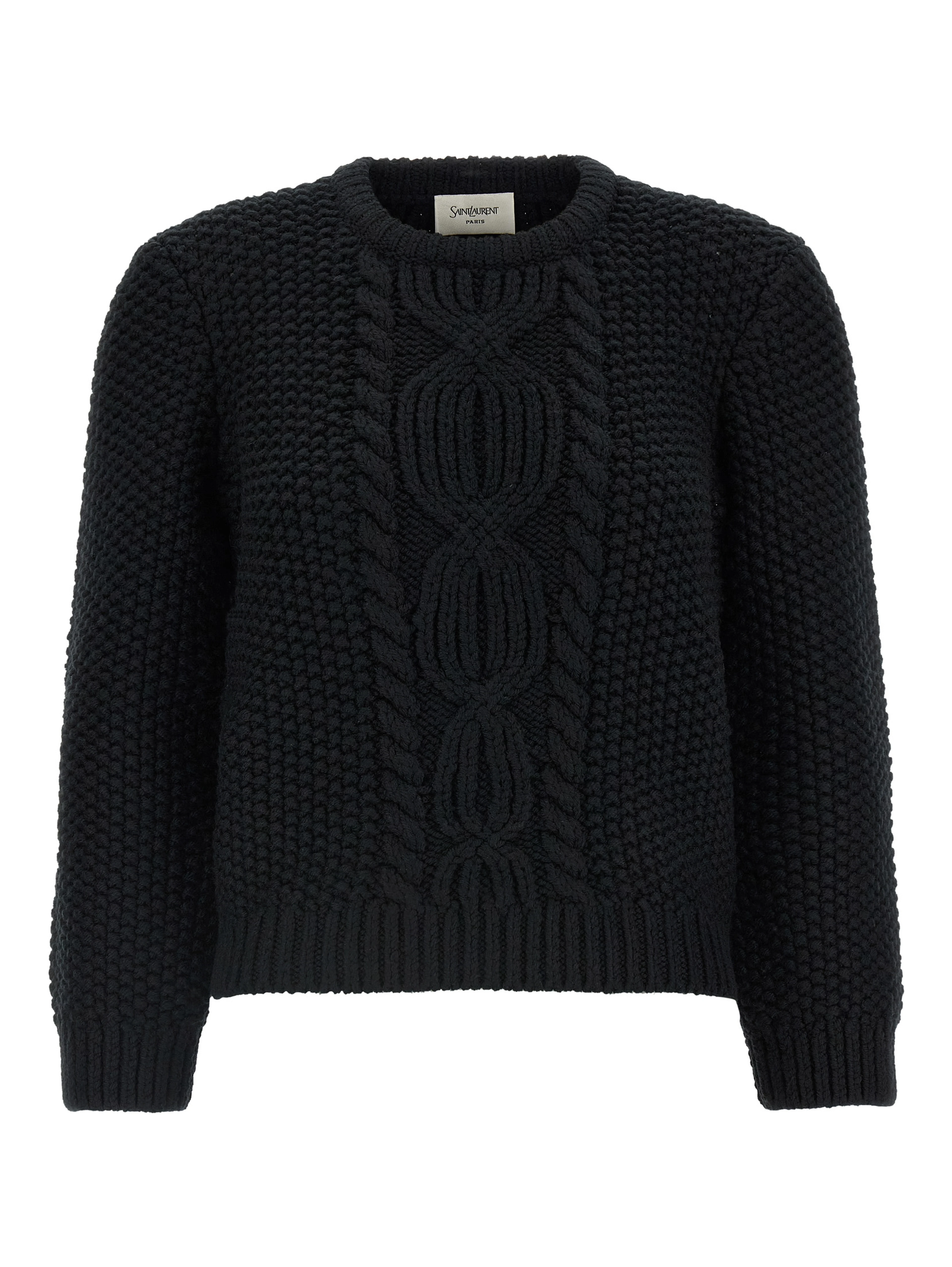 Black Wool Cardigan