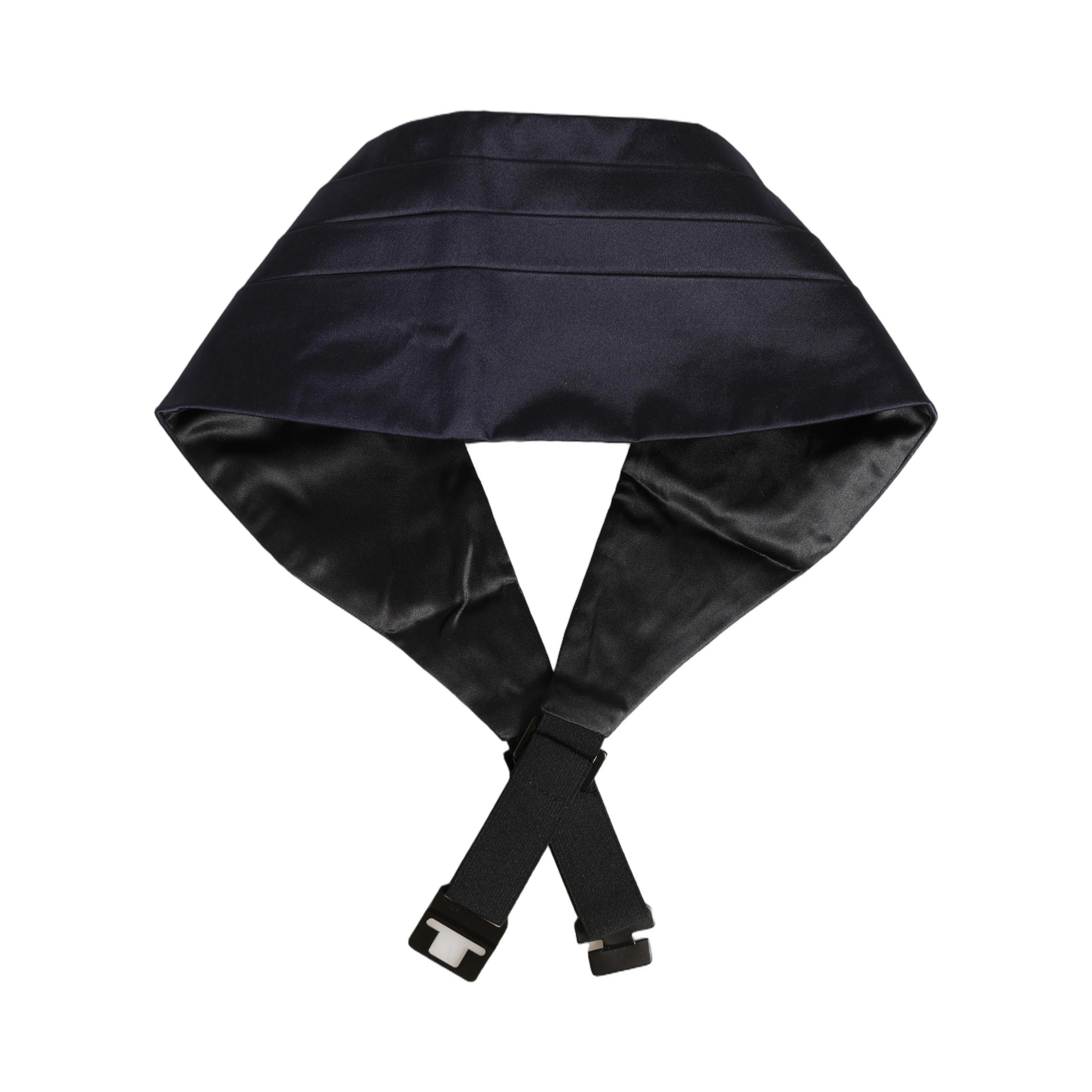 Dark Blue 100% Silk Belt Waist Cummerbund