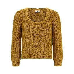 Bicolor Wool Cardigan