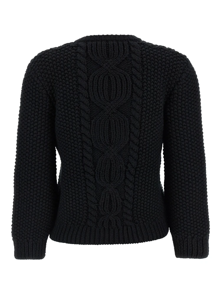 Black Wool Cardigan alternative